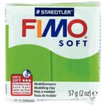 Pâte à modeler Fimo Soft, 57 grammes, vert pomme Pâte à modeler Fimo Soft, 57 grammes, vert pomme