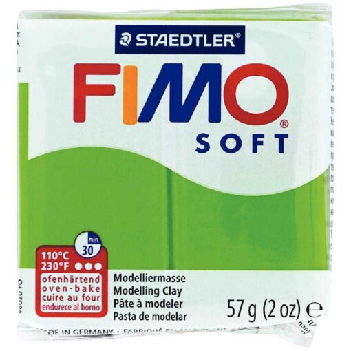 Pâte à modeler Fimo Soft, 57 grammes, vert pomme