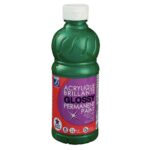 Image Peinture acrylique brillante Color and Co Glossy - Vert brillant - Flacon de 500ml