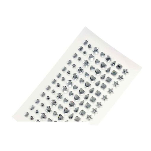 Strass adhesif diamant assorti - Lot de 96