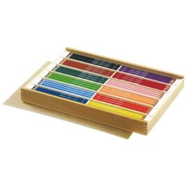 Image Crayons de couleur gros module - Coffret en bois de 144