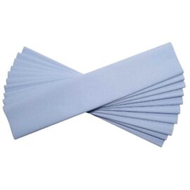 Image Papier crépon ordinaire - 200x50 cm - Bleu ciel - Paquet de 10 feuilles