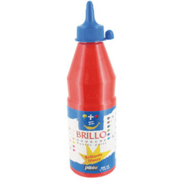 Image Gouache brillante brillo vermillon - Flacon de 500ml