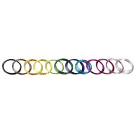 Image Fils alu de couleurs - 2mmx5m - Lot de 12