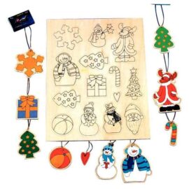 Image Beleduc - Kit De Loisirs Créatifs - Pendentifs En Bois - Set De 14