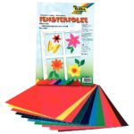 Image Feuilles de papier vitrail électrostatique - Lot de 10