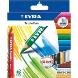 Image Crayons de couleur Triple One - Diamètre 6.25mm - Etui de 12