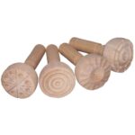 Image Tampon empreintes en bois - Lot de 4