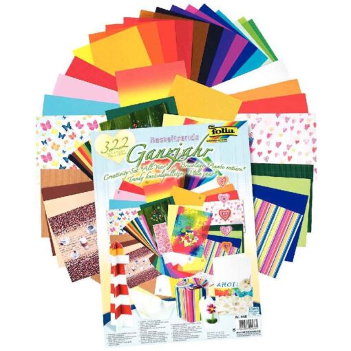 Set atelier papiers déco - 322 pièces