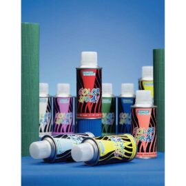 Image Aérosols de peinture avec solvant - Couleurs assorties - Carton de 10