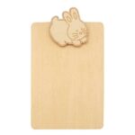 Image Supports bloc-note animaux en bois - Lot de 5