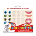 Image Gommettes Le visage - Pochette de de 360