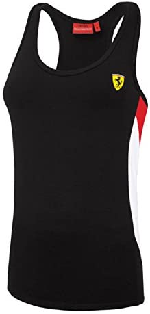 FERRARI Débardeur noir pour femme (taille M)