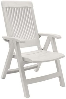 GROSFILLEX Fauteuil multi-positions FIDJI 3, Blanc, 67 x 62 x 107 cm