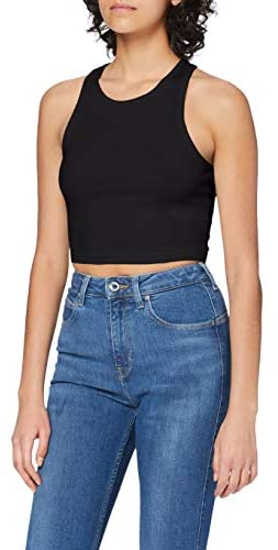 Urban Classics Ladies Cropped Rib Top Débardeur Femme Urban Classics Ladies Cropped Rib Top Débardeur Femme