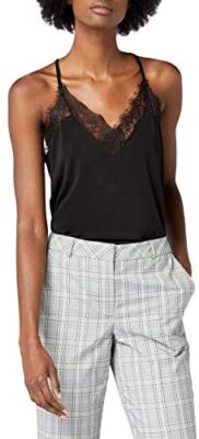 Vero Moda Vmmilla S/L Lace Top Noos Débardeur Femme