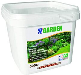 R’Garden | Engrais Organique Mixte Corne et Sang | Engrais Ecologique | Fertilisant Naturel | Nourrit en Profondeur | Facile d’Utilisation | 500G