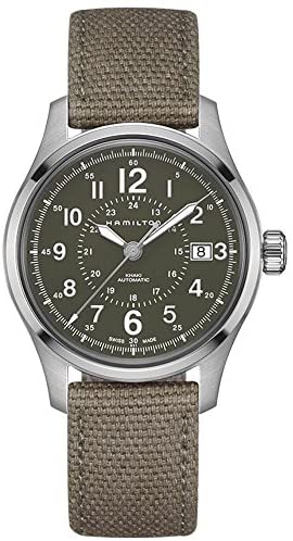 HAMILTON - Montre Homme Hamilton Khaki Field Auto h70595963 Bracelet Cuir - H70595963