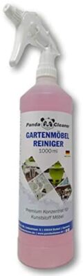 PandaCleaner® Nettoyant concentré pour meubles de jardin - 1000 ml - Pour plastique et meubles - Nettoyant pour meubles de jardin