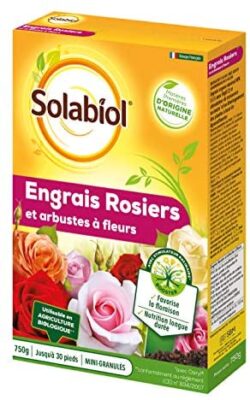 Solabiol SOROSY750 Engrais Rosiers Et Arbustes A Fleurs 750 G | Nutrition Longue Durée, Fertilisation Douce et Régulière