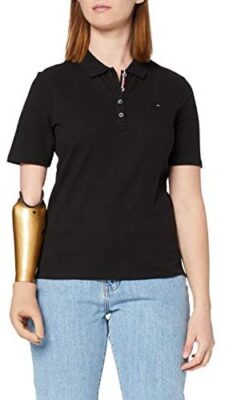 Tommy Hilfiger Th Essential Reg Polo SS Débardeur pour bébés et Bambins Femme