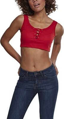 Urban Classics Ladies Rib Short Top Débardeur Femme