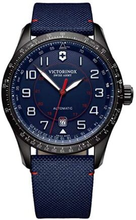 Victorinox Homme Airboss Mechanical - Montre de Fabrication Automatique - Noir/Marine 241820