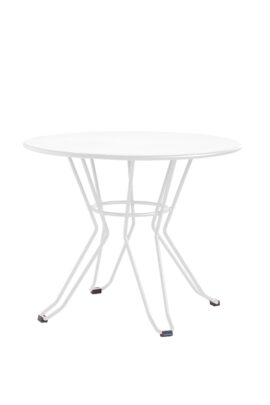 CAPRI – Table basse en acier blanc D60 CAPRI – Table basse en acier blanc D60