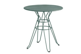 CAPRI – Table rond en acier vert D80 CAPRI – Table rond en acier vert D80