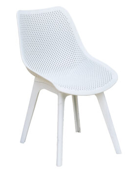 chaise-de-jardin-en-pvc-perfore-blanc
