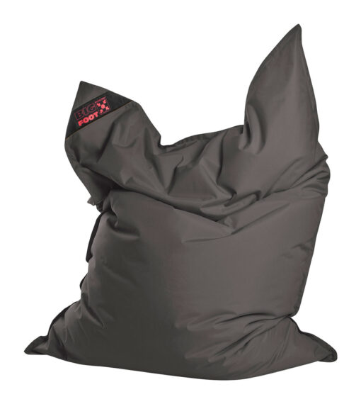 Coussin géant en polyester imperméable anthracite