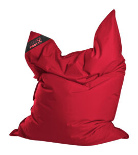 coussin-geant-en-polyester-impermeable-rouge