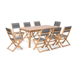 ensemble-de-jardin-en-bois-8-places-avec-chaises-en-tissu-gris