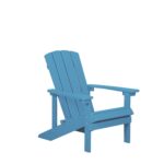 Fauteuil bas de jardin bleu turquoise Fauteuil bas de jardin bleu turquoise