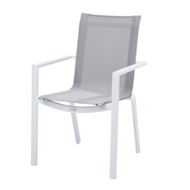 fauteuil-de-jardin-en-aluminium-blanc-et-textilene-gris
