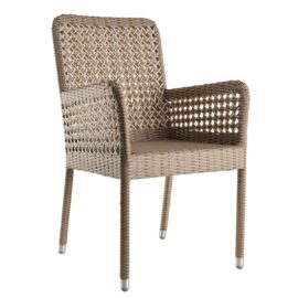 Fauteuil de jardin sans coussin en résine gris Fauteuil de jardin sans coussin en résine gris