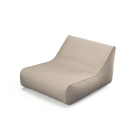 Fauteuil gonflable flottant en tissu imperméable beige Fauteuil gonflable flottant en tissu imperméable beige