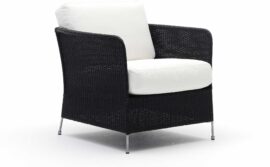 fauteuil-lounge-en-acier-et-fibre-synthetique-noir-et-coussin-blanc