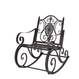 fauteuil-rocking-chair-de-jardin-en-fer-marron-patine