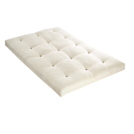 Matelas futon latex couleur écru 90×190 Matelas futon latex couleur écru 90×190