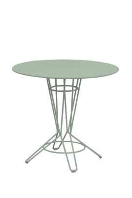 NOSTRUM – Table rond en acier vert pastel D80 NOSTRUM – Table rond en acier vert pastel D80