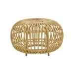 Pouf ottoman en rotin by Franco Albini D65cm Pouf ottoman en rotin by Franco Albini D65cm