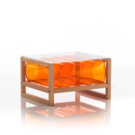 table-basse-pvc-orange-cadre-en-bois