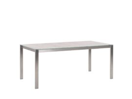 table-de-jardin-beige-en-acier-180-x-90-cm