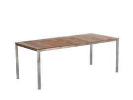 table-de-jardin-en-acier-inox-et-plateau-teck-200-cm