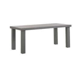 Table de jardin en fibre-ciment gris 180 cm Table de jardin en fibre-ciment gris 180 cm