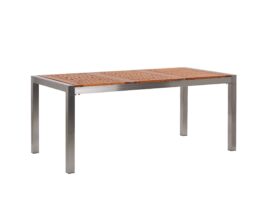 Table de jardin plateau en bois eucalyptus L180cm Table de jardin plateau en bois eucalyptus L180cm