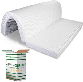 Evergreenweb Matelas pour canapé 140×190 cm lit avec 2 Plis pour Banquette B.Z. Épaisseur 10 cm, revêtement Blanc hypoallergénique, avec Lacets de Fixation – Matelas d’appoint Pliant en Mousse Evergreenweb Matelas pour canapé 140×190 cm lit avec 2 Plis pour Banquette B.Z. Épaisseur 10 cm, revêtement Blanc hypoallergénique, avec Lacets de Fixation – Matelas d’appoint Pliant en Mousse