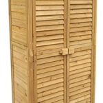 WilTec Armoire de Jardin avec des Portes en lamelles 870x465x1600 mm en Bois d’épicéa avec Toit bitumé WilTec Armoire de Jardin avec des Portes en lamelles 870x465x1600 mm en Bois d’épicéa avec Toit bitumé