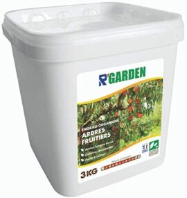 R’Garden | Engrais Organique Arbres Fruitiers | Engrais Ecologique | Fertilisant Naturel | Nourrit en Profondeur | Facile d’Utilisation | 3KG